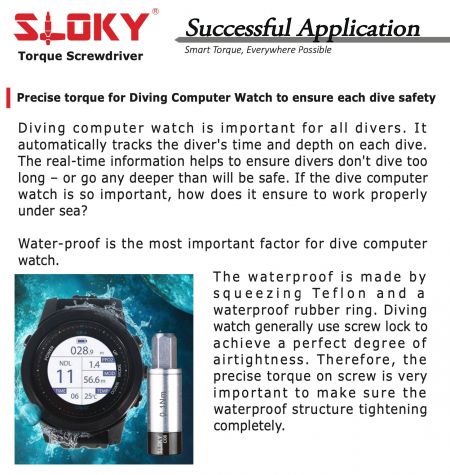 Sloky ダイビングウォッチ用トルクドライバー